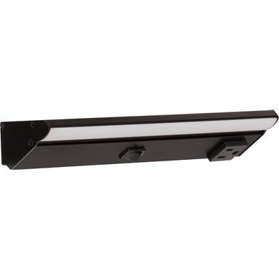 Task Lighting Lighted Power 10-1/2" Direct Voltage Strip - Warm White in Black