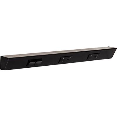 Task Lighting 24" TR Switch Series Angle Power Strip - Left Switches in Black
