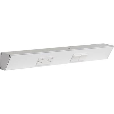 Task Lighting 18" TR Switch Series Angle Power Strip - Right Switches in White
