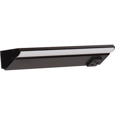 Task Lighting Lighted Power 10-1/2" Remote Strip - Warm White in Black