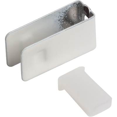 Task Lighting End Cap - Side Bend in White