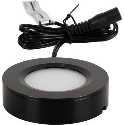 Task Lighting Disk Puck - 12V - 4000K in Black