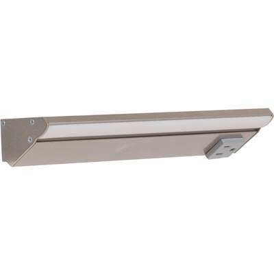 Task Lighting Tandem Power Strip - 10-1/2", 600 Lumens/Ft, 500 Lumens - Tunable-White, 2700K-5000K in Satin Nickel