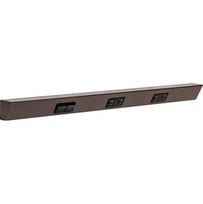 Task Lighting TR Switch Series 30" Angle Power Strip - Left Switches in Bronze