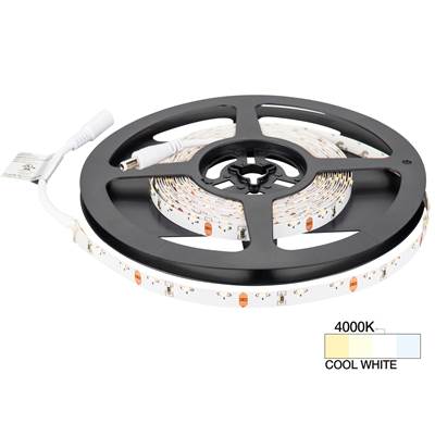 Task Lighting Side View LED 12V Tape Light - 16 Ft - 126 Lumens/Ft - 4000K Cool White