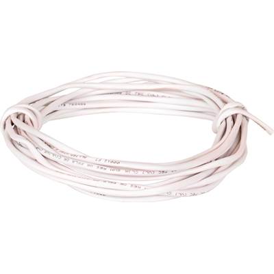 Task Lighting In-Wall Stranded Connection Wire - 1 Ft - 20 Gauge in White