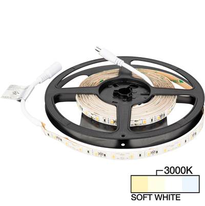 Task Lighting Radiance LED 12V Tape Light - 16 Ft - 120 Lumens/Ft - 3000K Soft White