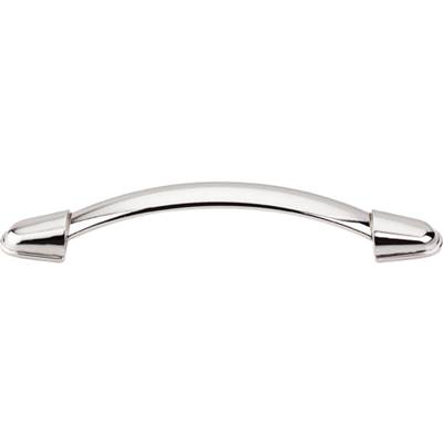 Top Knobs Asbury Buckle Cabinet Pull - 5 1/16" in Polished Nickel