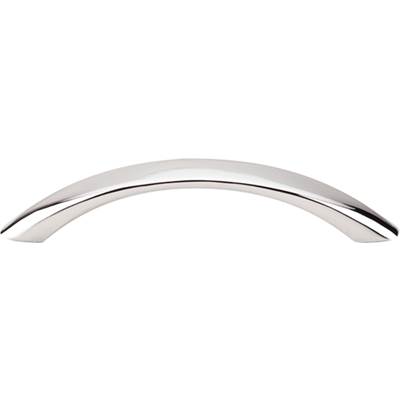Top Knobs Asbury Bow Cabinet Pull - 3 3/4 Inch in Polished Nickel