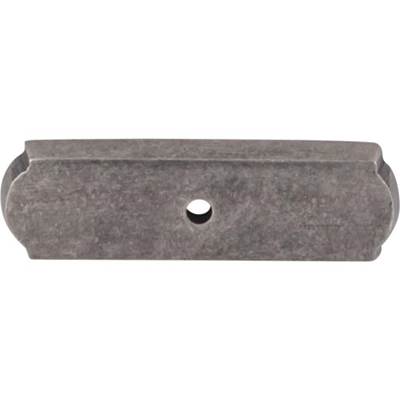Top Knobs Aspen Rectangle Backplate - 2-1/2" in Silicon Bronze Light