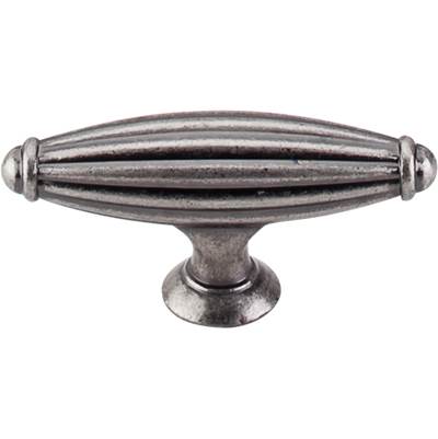 Top Knobs Tuscany T-Handle - 2 5/8 Inch in Pewter Antique
