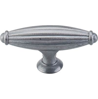 Top Knobs Tuscany T-Handle - 2 5/8 Inch in Pewter Light