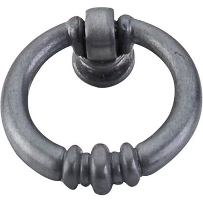 Top Knobs Tuscany Newton Ring 1 1/2" in Pewter Light