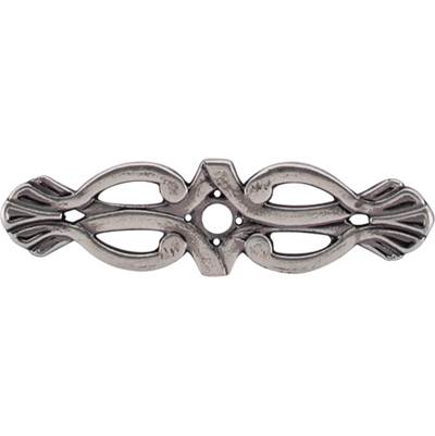 Top Knobs Tuscany Newton Backplate - 3-3/16" in Pewter Antique