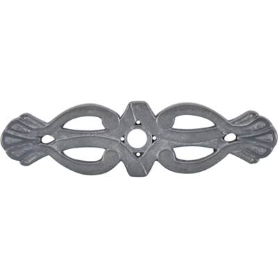 Top Knobs Tuscany Newton Backplate - 3-3/16" in Pewter Light
