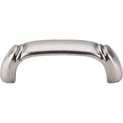 Top Knobs Tuscany Dover D Pull 2 1/2" in Pewter Antique