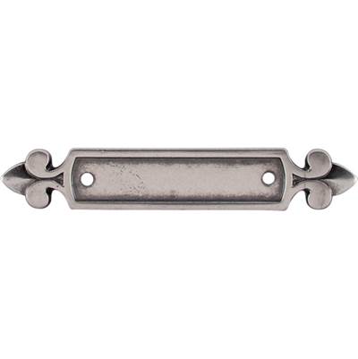 Top Knobs Tuscany Dover Backplate - 2-1/2" in Pewter Antique