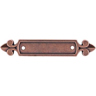 Top Knobs Tuscany Dover Backplate - 2-1/2" in Old English Copper