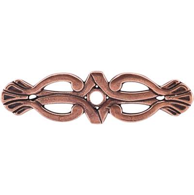 Top Knobs Tuscany Newton Backplate - 3-3/16" in Old English Copper