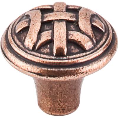 Top Knobs Celtic Small Knob - 1" in Old English Copper