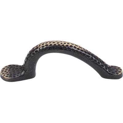 Top Knobs Britannia Warwick Vertical Latch Pull - 2 1/2 Inch in Dark Antique Brass