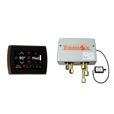 ThermaSol Digital Shower Package - SignaTouch Control - Flushmount Mount in Antique Copper