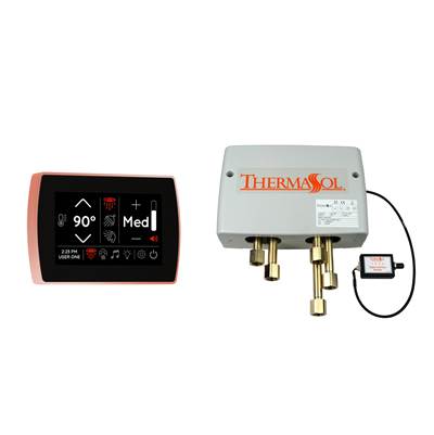 ThermaSol Digital Shower Package - SignaTouch Control - Flushmount Mount in Copper