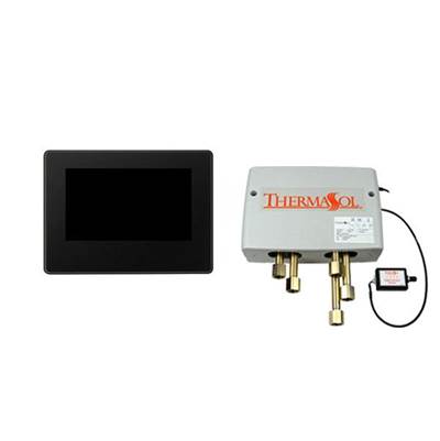 ThermaSol Digital Shower Package - 7" ThermaTouch in Standard Black