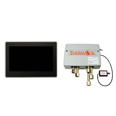 ThermaSol Digital Shower Package - 10" ThermaTouch - Trim Upgraded in Antique Nickel