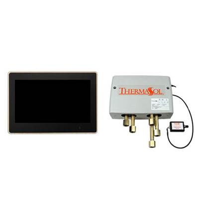 ThermaSol Digital Shower Package - 10" ThermaTouch - Trim Upgraded in Satin Nickel