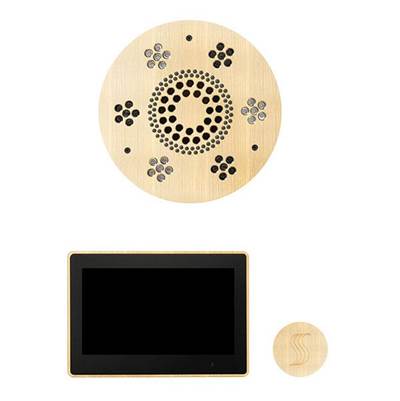 ThermaSol Wellness Steam Package - ThermaTouch 10" Round in Antique Brass