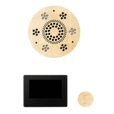 ThermaSol Wellness Steam Package - 7" ThermaTouch Round in Antique Brass