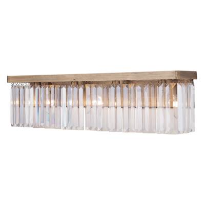 Varaluz Social Club Four-Light Vanity in Havana Gold