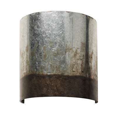 Varaluz Cannery Wall Sconce - 1-Light in Ombre Galvanized
