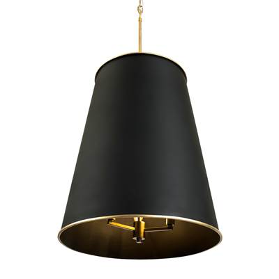 Varaluz Coco Foyer - 9-Light in Matte Black/French Gold