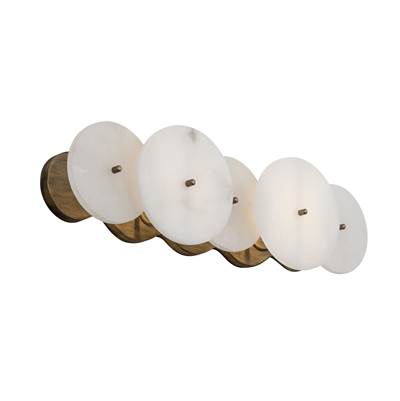 Varaluz Cosmos 2-Light Vanity Light in Havana Gold