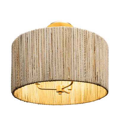 Varaluz Jacob's Ladder 3-Light Semi-Flush in French Gold