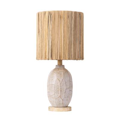 Varaluz Takko 1 Light Ceramic Table Lamp in Apothecary Gold Slate Brown