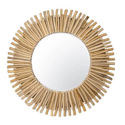 Varaluz Drifter 34" Wall Mirror in Natural Driftwood