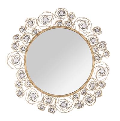 Varaluz Ethereal Rose Mirror - 38" in Havana Gold Ombre