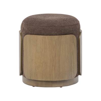 Varaluz Hutton Ottoman - Chocolate in Harvest Oak