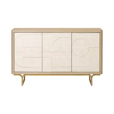 Varaluz Montage Credenza Buffet Lamp in Light Oak/Parchment Wood