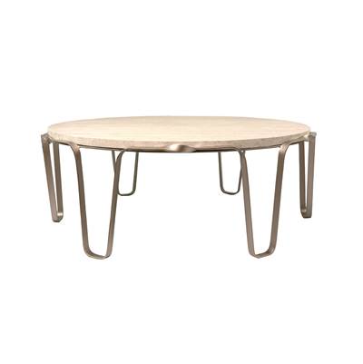 Varaluz Devereaux Coffee Table in Chablis Silver