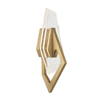 Varaluz Down the Wrong Path Sconce - One-Light in Brass Kisser