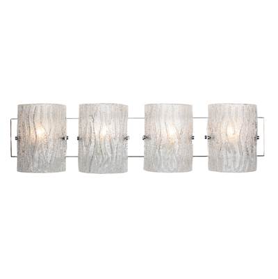 Varaluz Brilliance Four-Light Vanity in Chrome