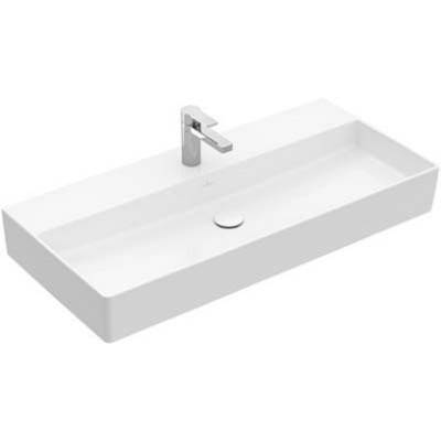 Villeroy and Boch Memento 2.0 Washbasin - 39 3/8" x 18 1/2" - 8" Widespread