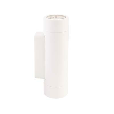 WAC Lighting 3611 LED Landscape Wall Mount Cylinder in White Aluminum