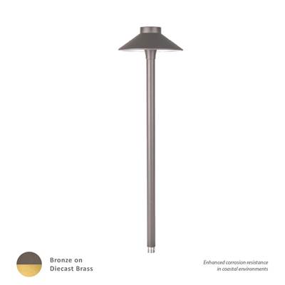 WAC Lighting Tiki Area 12V LED Path Light in Bronzed Brass
