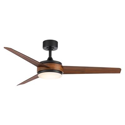 WAC Lighting Mod Ceiling Fan - Light Kit in Matte Black Distressed Koa