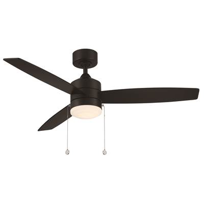 WAC Lighting Atlantis Ceiling Fan in Matte Black